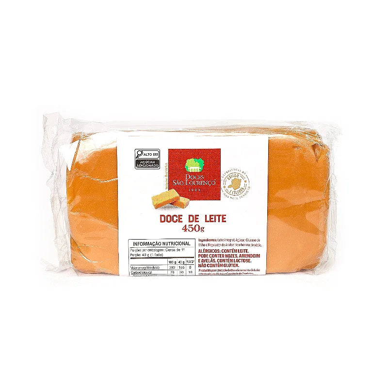 São Lourenço Doce de Leite Puro Tablete (450g)